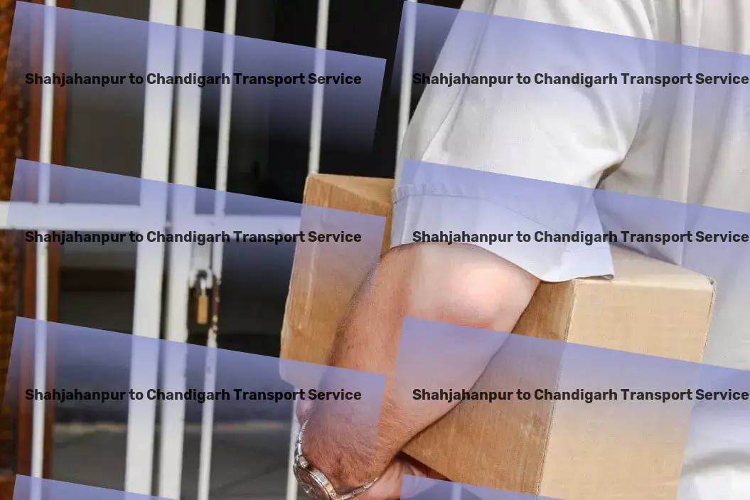 Shahjahanpur to Chandigarh Luggage Courier Customized transport solutions